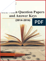 JEE Main Question Papers Answer Keys PDF