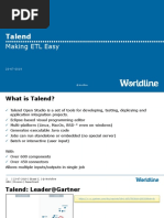 Talend - Making ETL Easy