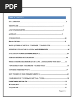 Project Report On Mutual Fund