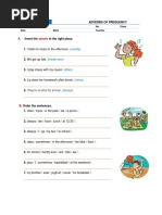 Worksheet 18: Adverb