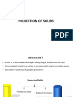 Projection of Solids