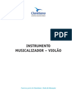 Instrumento Musicalizador Violão