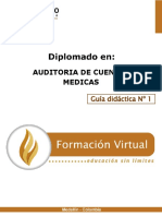 Guía Didáctica 1 Auditoria de Cuentas Medicas