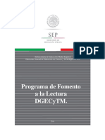 1.-Programa de Lectura (Antecedente) PDF