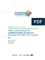 Aprendizagens Essenciais - Cursos Profissionais PDF