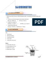 Percobaan Kalorimeter Ii Air Kapur