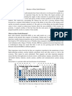 Business of Rare Earth Elements