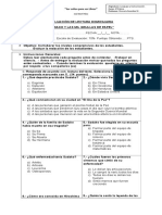 Evaluación Domiciliaria Sadako y Las Mil Grullas de Papel 6º