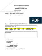 Formato de Informe Talleres Itjo 3er. Sem. Esau