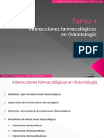 Tema 4.interacciones Farmacológicas en Odontología