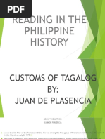 Reading in The Philippine History