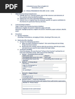 A Detailed Lesson Plan in English 10 (A Day in A Country)