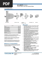 RotaMASS 3 Series Coriolis Mass Flow & Density Meter PDF