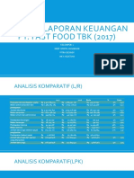 Analisis Laporan Keuangan PT Fast Food