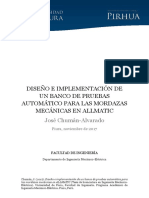 Diseño e Implementacion de Un Banco de Pruebas Automatico para Las Mordazas Mecanicas en Allmatic