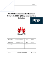 U2000 Health Check For Fortune Network 2019 Q3