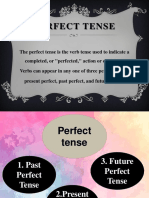 Perfect Tense