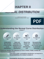 Lesson 1 Normal Curve Distribution