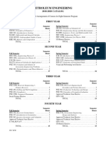 Petroleum Engineering: 2018-2020 CATALOG