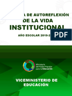 Autoevaluación de La Vida Institucional 2019-2020 Definitivo