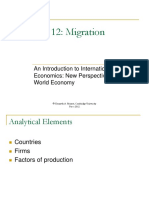 Chapter 12: Migration: An Introduction To International Economics: New Perspectives On The World Economy