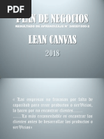 7,1. Diapósitivas - Lean Canvas 2019