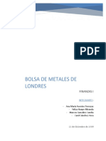 Trabajo de Bolsa de Metales de Londres