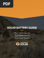 Solar Battery Guide PDF