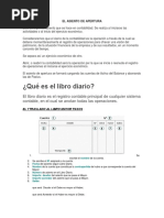 El Asiento de Apertura