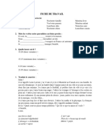 Fiche de Travail