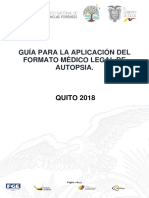 Guía de Llenado de La Autopsia Médico Legal