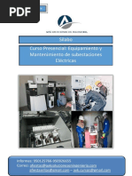 Silabo Equipamiento y Mantenimiento de Subestaciones PDF