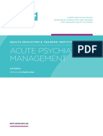 Acute Psychiatric Management PDF