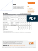 Geomembrane Technical Data