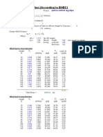 Wind Load Calculation (According To BNBC) : Police Central Log Dipo