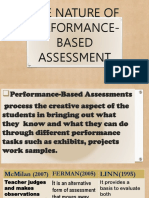 The Nature of Performance-Based Assessment