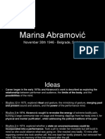 Marina Abramovic PowerPoint