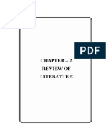 Chapter - 2 Review of Literature