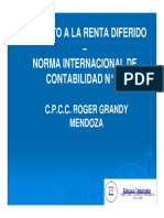 Impuesto A La Renta Diferido NIC 12 Roger Grandy