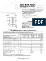 RS401 THRU RS407: Silicon Bridge Rectifiers