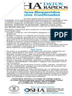 Espacios Confinados Bajo Estandar OSHA 29 CFR 1910 146