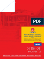 MBBS Prospectus 2019-20