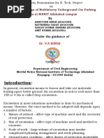 Geotechnical Design of Multistorey Underground Car Parking System at MNNIT Allahabad Campus