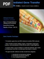 T-DNA Mediated Gene Transfer in Plants