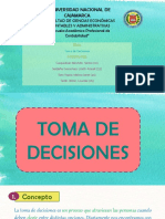 Toma de Decisiones