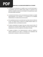 Indique 5 Maneras Que La Globalización Beneficia Al Ecuador