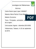 Actividades Economicas de La Región