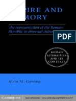 (Alain M. Gowing) Empire and Memory The Represent PDF