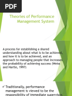 Theories of Performance Management System