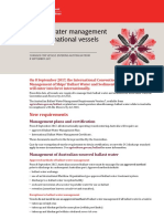 Ballast Water Management Guideline